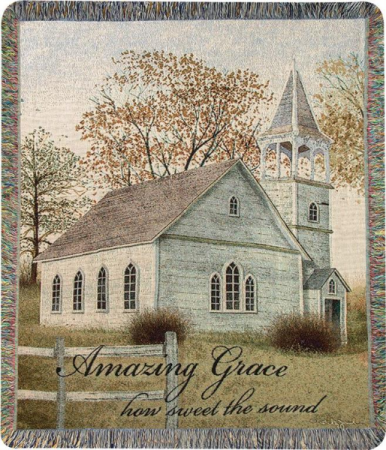 Amazing Grace Memorial Throw Gift