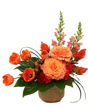Amber Affection Flower Arrangement in Spring, TX | Spring Trails Florist