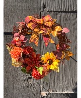 Amber and Glam Wreath One of a Kind