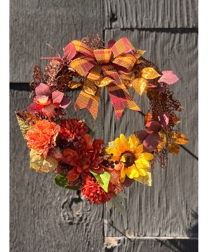 Amber and Glam Wreath One of a Kind