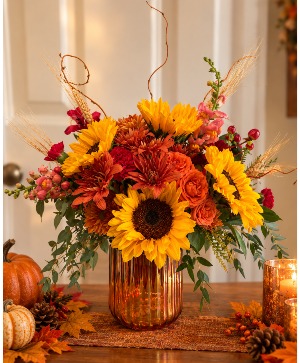 AMBER GLOW FALL ARRANGEMENT