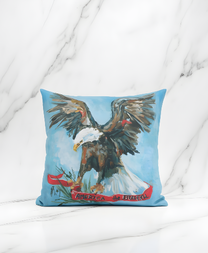 America The Beautiful Pillow (ON SALE) Powell Florist Gift