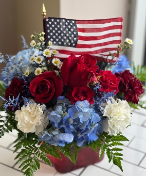 America! Vase Arrangement 