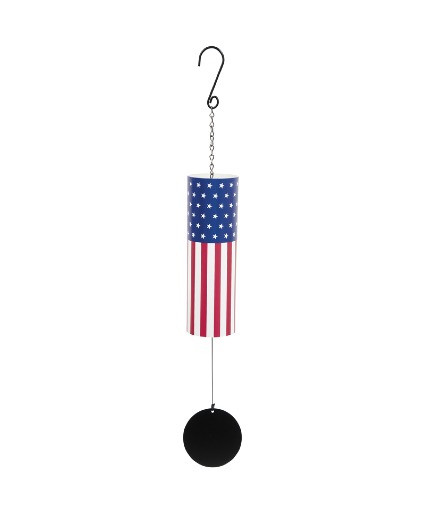 American Flag Cylinder Sonnet Chime