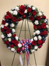 AMERICAN WAY WREATH STANDING WREATH
