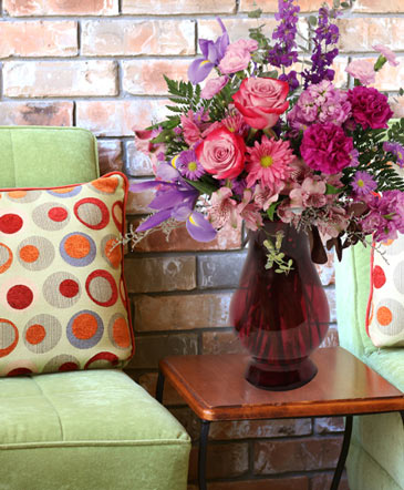 Amethyst Dream Lifestyle Arrangement in Albany, NY | Ambiance Florals & Events