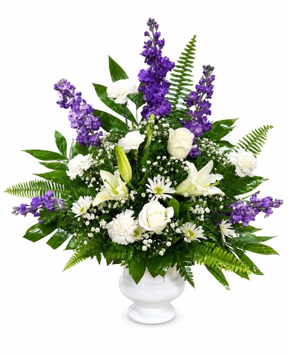 Amethyst Garden Sympathy Flowers 