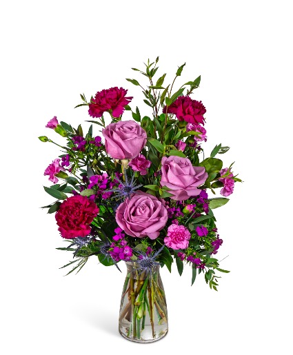 Amethyst Skies Flower Arrangement