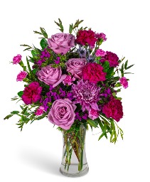 Amethyst Twilight Flower Arrangement