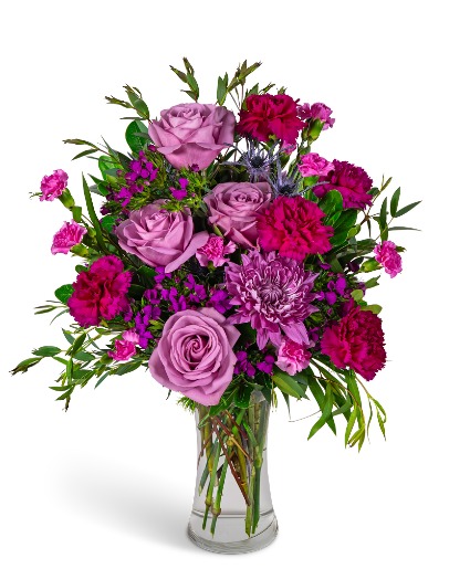 Amethyst Twilight Flower Arrangement