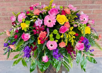 An Array of Color Casket Blanket 