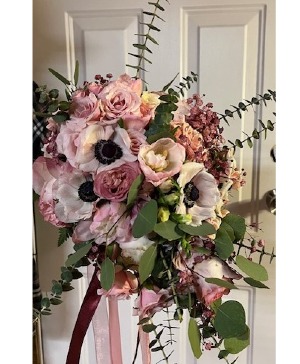 Anemones Bridal Bouquet