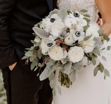 anemones bride bouquet bride bouquet