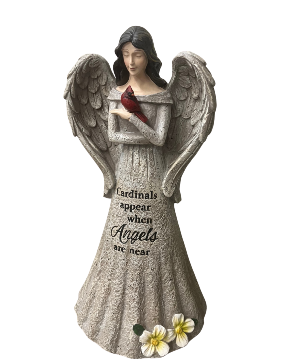 Angel holding Cardenal  Angel