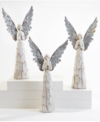 ANGEL  PRAYER, HEART, CROSSED ARMS