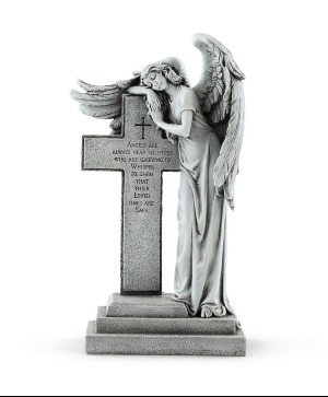 Angel Resting on cross 