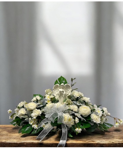 Angel Sympathy Centerpiece Silk Sympathy Collection
