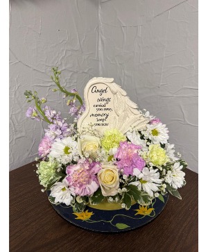 Angel Wings Centerptiece table arrangement