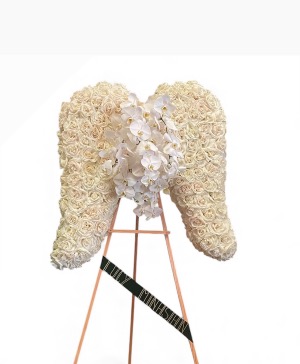 Angel Wings Spray Sympathy 