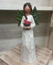 Angel with Cardinal Angel