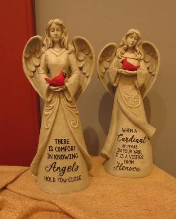 Angel with Cardnial 