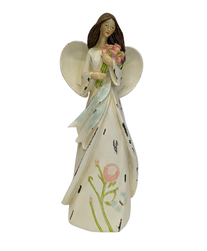 Angel with Flowers Statuette