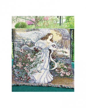 ANGEL WITH PINK ROSES BAF-003 