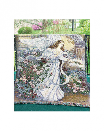 ANGEL WITH PINK ROSES BAF-003 