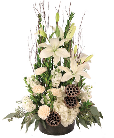 Angelic Ivory Floral Arrangement in Union, SC | GWINN'S FLORIST