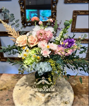 Angelic Pastels Flower Arrangement Flower Arrangement