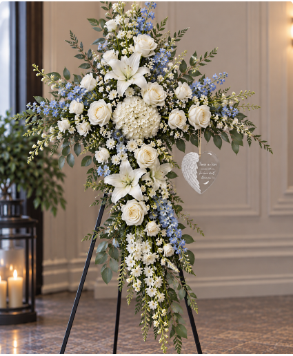 Angels Among Us Sympathy Cross 