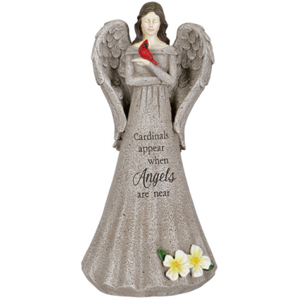Angels are Near  Cardinal Memorial Statue 