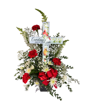 Angels are Near Vase Arrangement