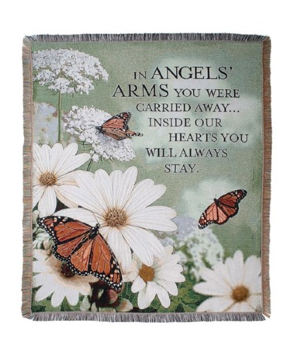 Angels Arms Blanket Sympathy Keepsake