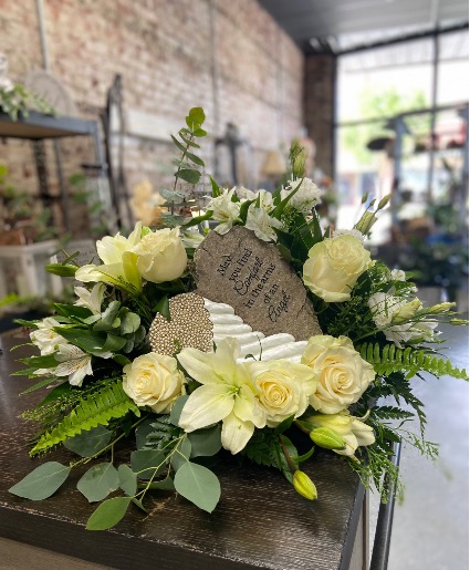 Angels Arms Keepsake Plaque Arrangement 