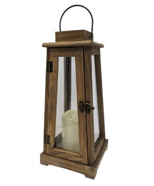 Angled Brown Lantern keepsake