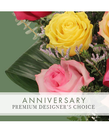 Anniversary Arrangement Premium Designer's Choice in Marion, IA | Roots In Bloom