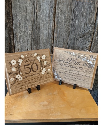 Anniversary Plaques 