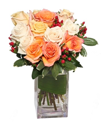 ANTIQUE ROSES Arrangement in Albany, NY | Ambiance Florals & Events