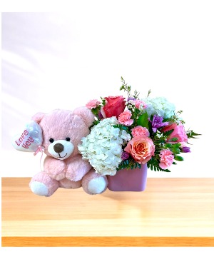 Anytime Valentine  Vase Arrangement
