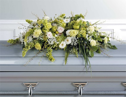 Apple of my eye Casket Flowers