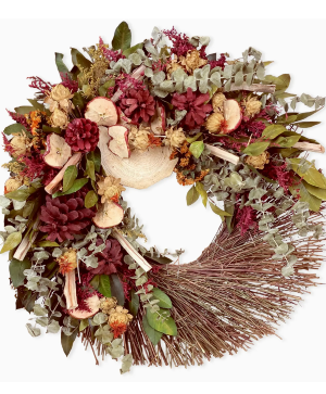 Apple Orchard Wreath Dried Florals