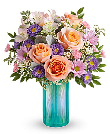 Aqua Rose Arrangement in Winnipeg, MB | Ann's Flowers & Gifts
