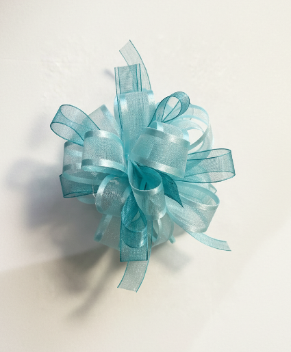 Aqua Wrist Corsage 