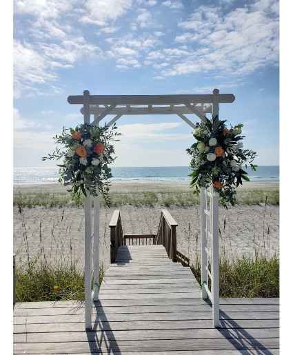 ARBOR DECORATION WEDDING FLOWERS