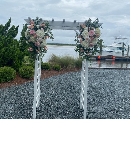 ARBOR DECORATION WEDDING FLOWERS