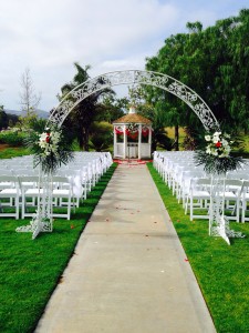 Arch floral arrangement  Arch flowers