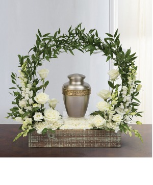 Arch Memorial Urn Arrangement 