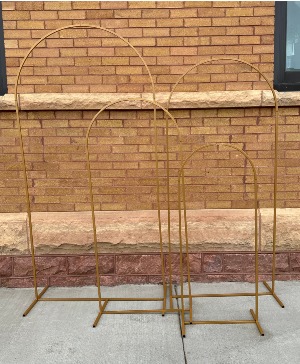 Arches - Gold, Set of 4  