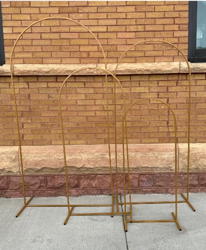 Arches - Gold, Set of 4  